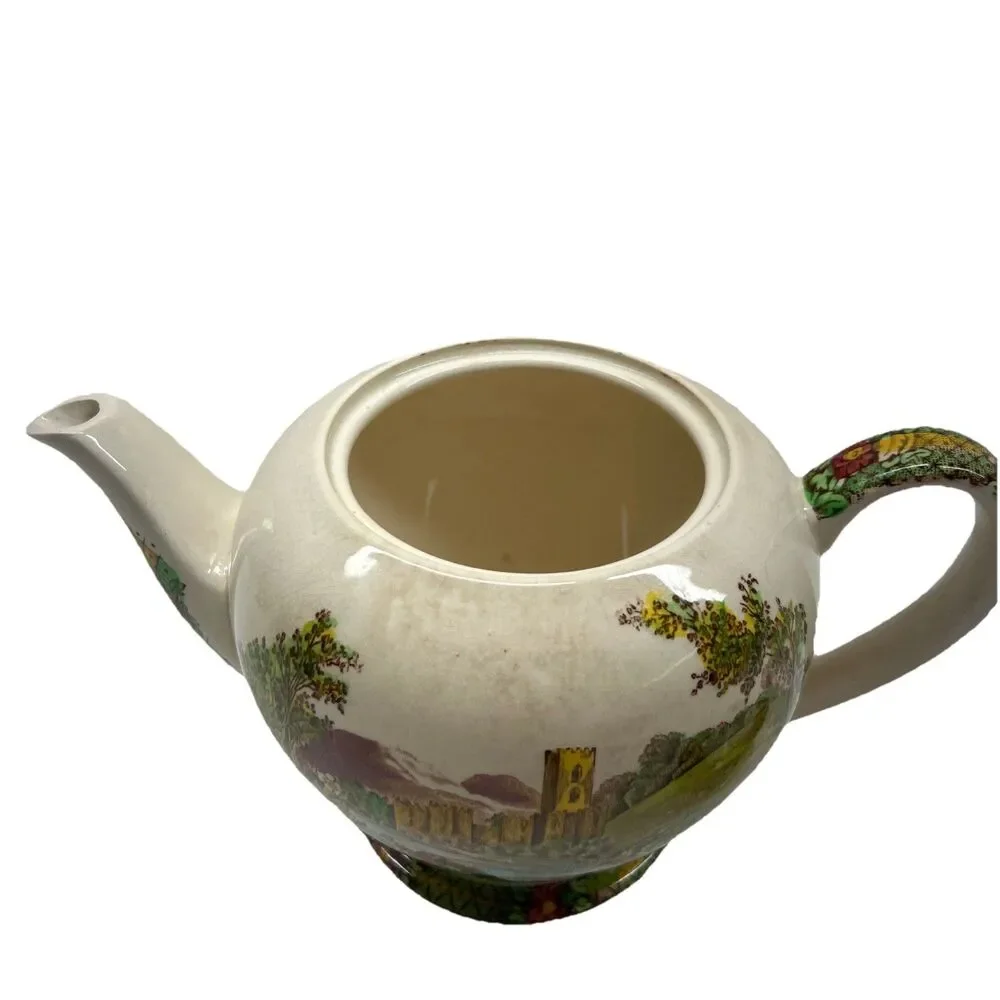 Vintage Sadler Abbey Falls Teapot Circa 1940s Estate Find‎